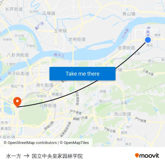 水一方 to 国立中央皇家园林学院 map