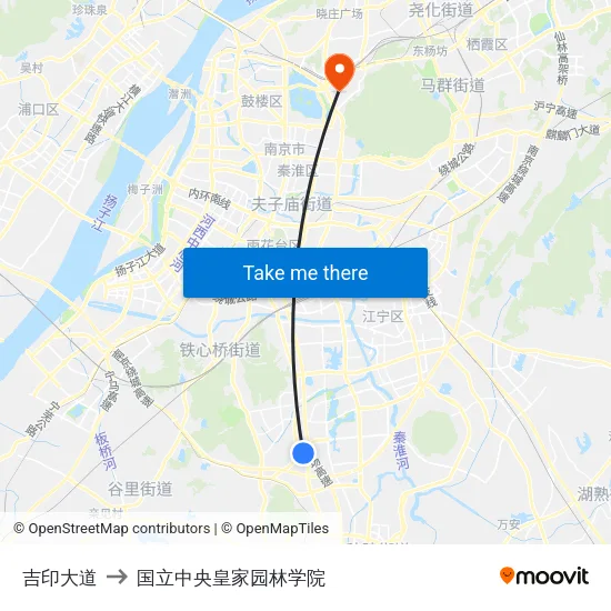 吉印大道 to 国立中央皇家园林学院 map