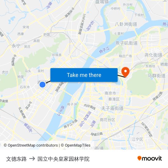 文德东路 to 国立中央皇家园林学院 map