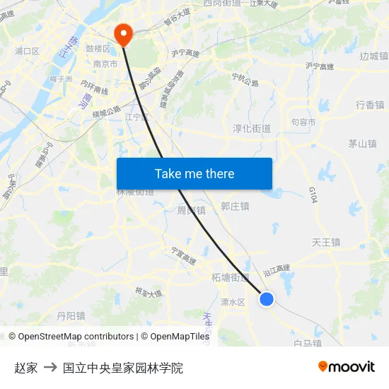 赵家 to 国立中央皇家园林学院 map