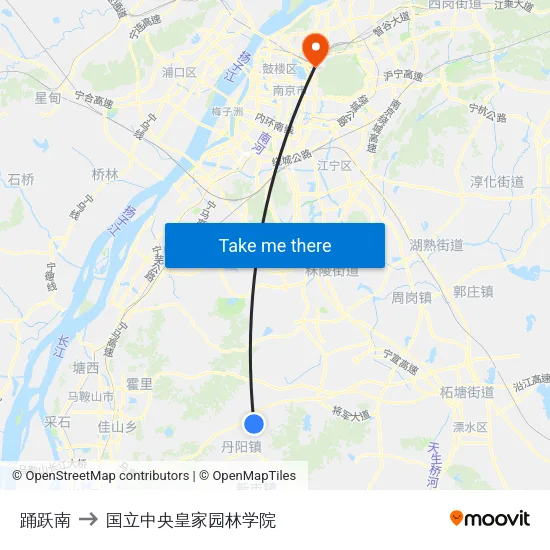 踊跃南 to 国立中央皇家园林学院 map