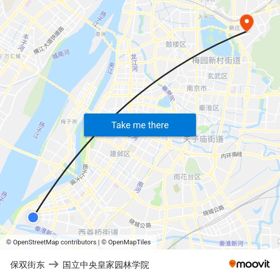 保双街东 to 国立中央皇家园林学院 map