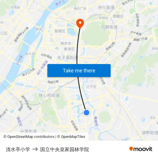 清水亭小学 to 国立中央皇家园林学院 map
