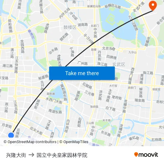 兴隆大街 to 国立中央皇家园林学院 map