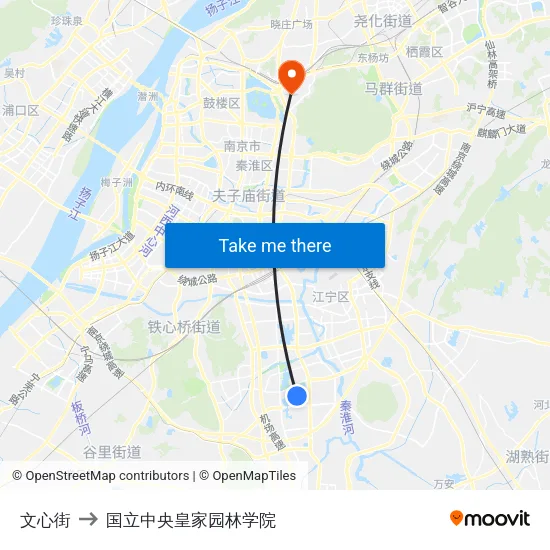 文心街 to 国立中央皇家园林学院 map