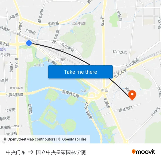 中央门东 to 国立中央皇家园林学院 map