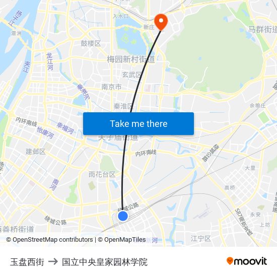 玉盘西街 to 国立中央皇家园林学院 map