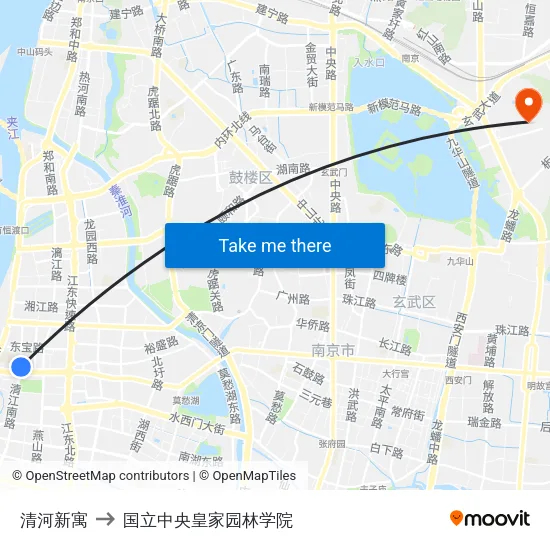 清河新寓 to 国立中央皇家园林学院 map