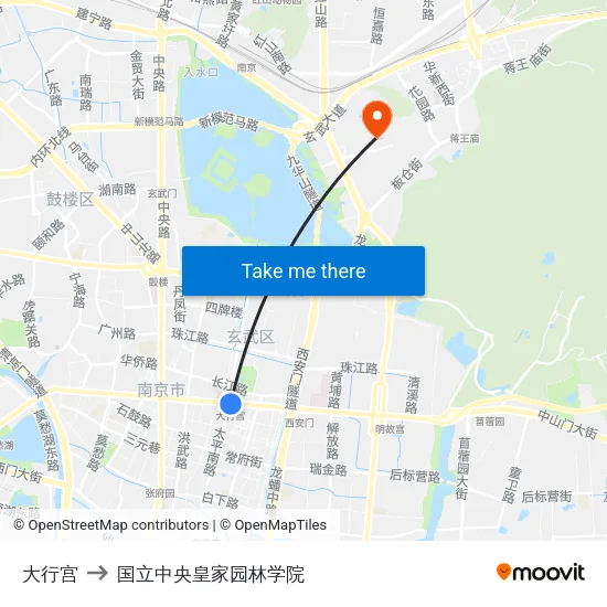 大行宫 to 国立中央皇家园林学院 map