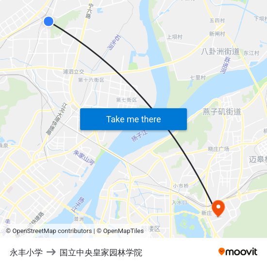 永丰小学 to 国立中央皇家园林学院 map