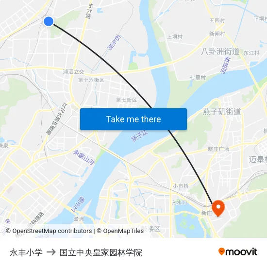 永丰小学 to 国立中央皇家园林学院 map
