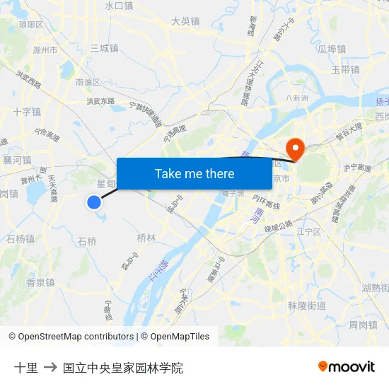 十里 to 国立中央皇家园林学院 map