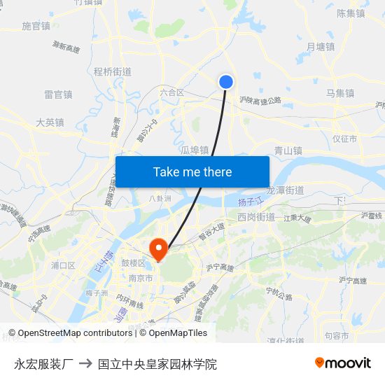 永宏服装厂 to 国立中央皇家园林学院 map