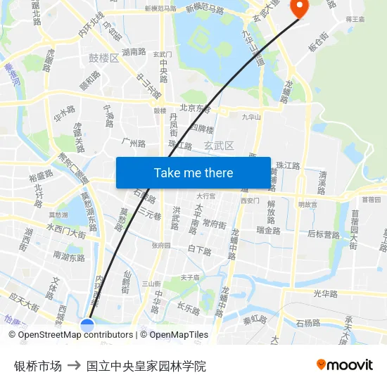 银桥市场 to 国立中央皇家园林学院 map