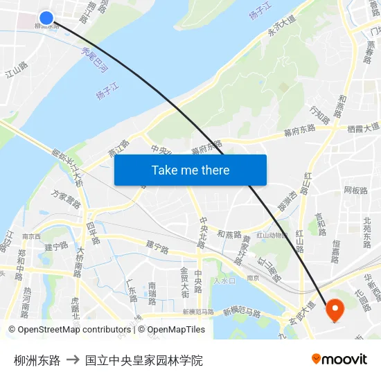 柳洲东路 to 国立中央皇家园林学院 map