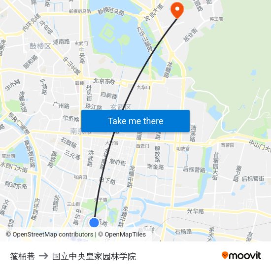 箍桶巷 to 国立中央皇家园林学院 map