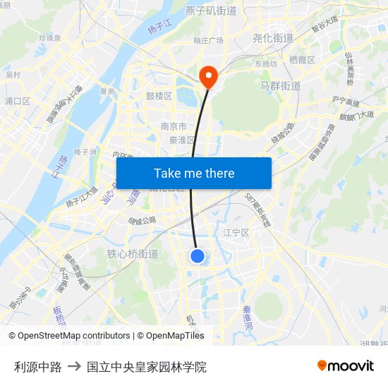 利源中路 to 国立中央皇家园林学院 map