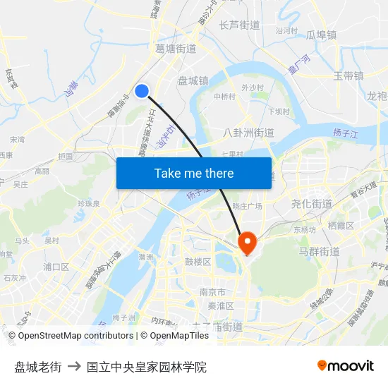 盘城老街 to 国立中央皇家园林学院 map