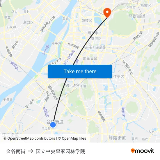 金谷南街 to 国立中央皇家园林学院 map