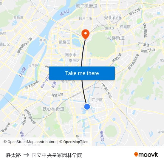 胜太路 to 国立中央皇家园林学院 map