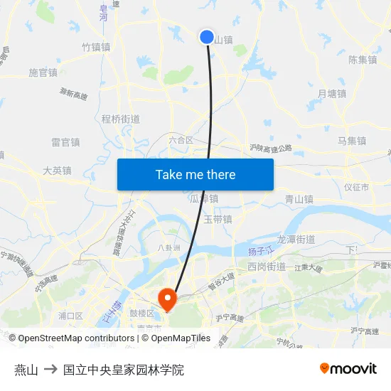 燕山 to 国立中央皇家园林学院 map