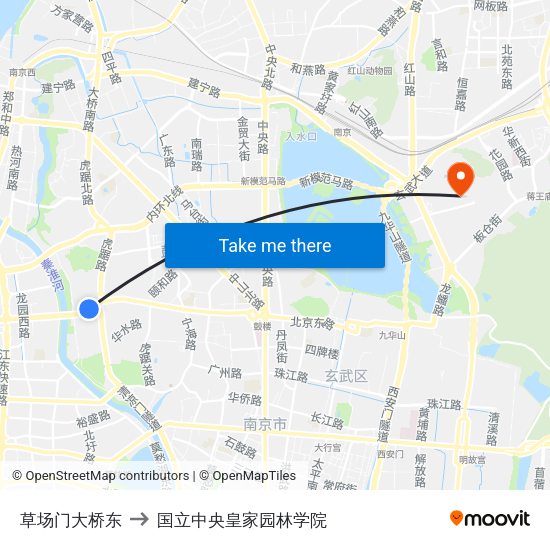 草场门大桥东 to 国立中央皇家园林学院 map