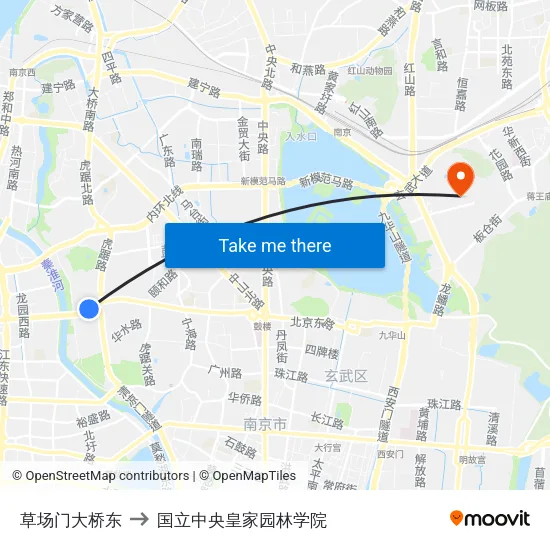 草场门大桥东 to 国立中央皇家园林学院 map