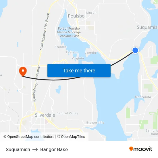 Suquamish to Bangor Base map