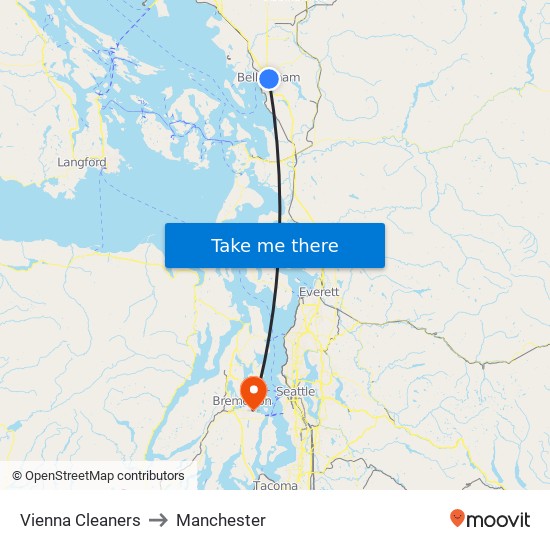 Vienna Cleaners to Manchester map