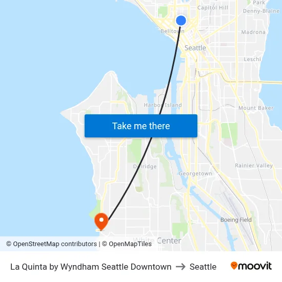 La Quinta by Wyndham Seattle Downtown to Seattle map