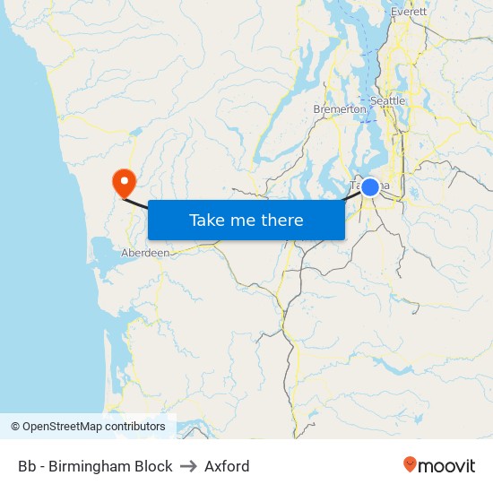 Bb - Birmingham Block to Axford map