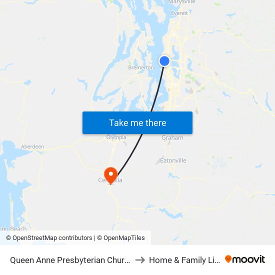 Queen Anne Presbyterian Church to Home & Family Life map