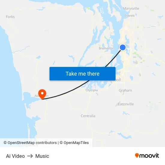 Ai Video to Music map