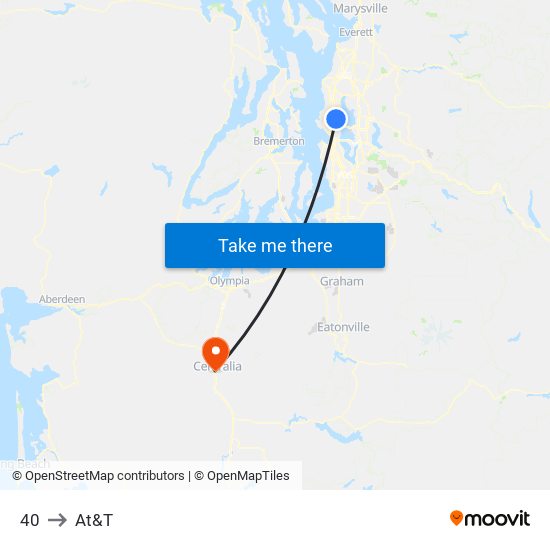 40 to At&T map