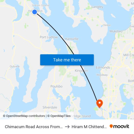 Chimacum Road Across From Church Lane to Hiram M Chittenden Locks map