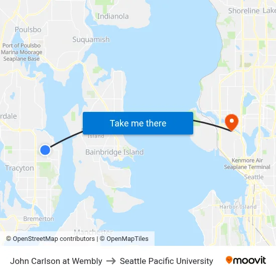 John Carlson at Wembly to Seattle Pacific University map
