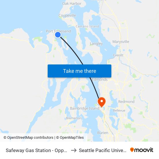 Safeway Gas Station - Opposite to Seattle Pacific University map