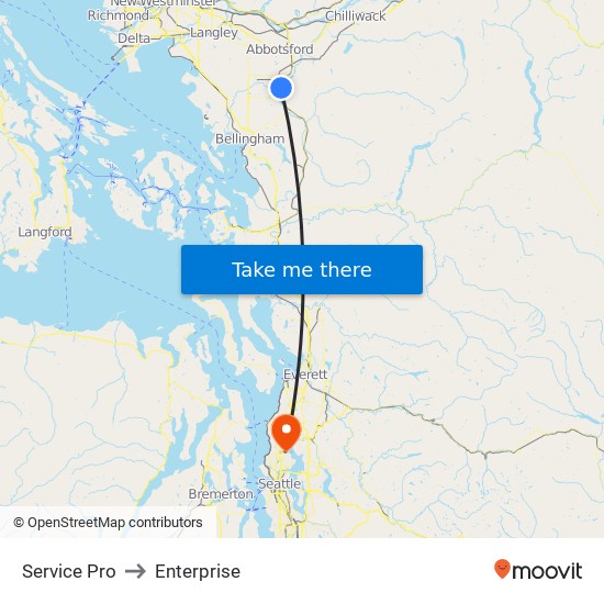 Service Pro to Enterprise map