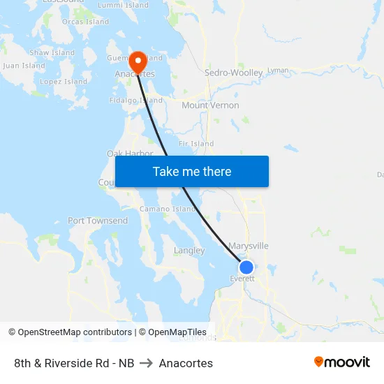 8th & Riverside Rd - NB to Anacortes map