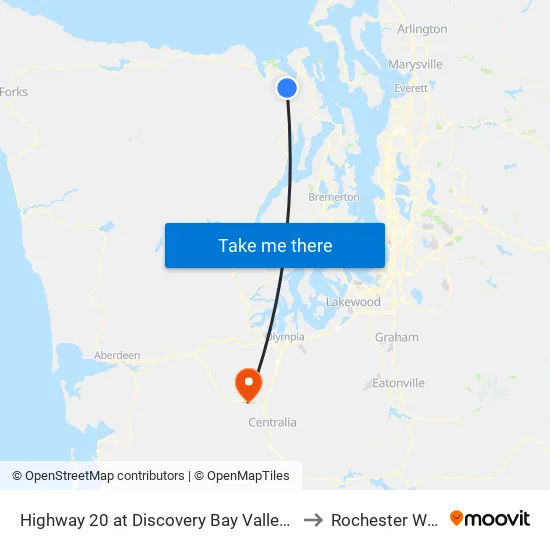 Sr 20 & Moa Hill Rd to Rochester WA USA map