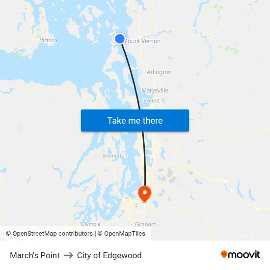 March's Point to City of Edgewood map