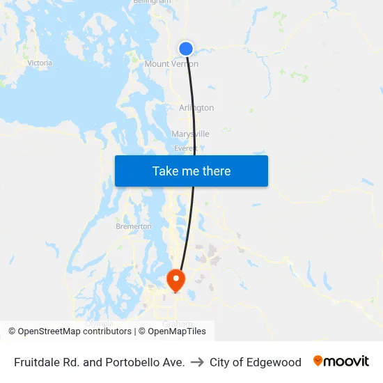 Fruitdale Rd. and Portobello Ave. to City of Edgewood map