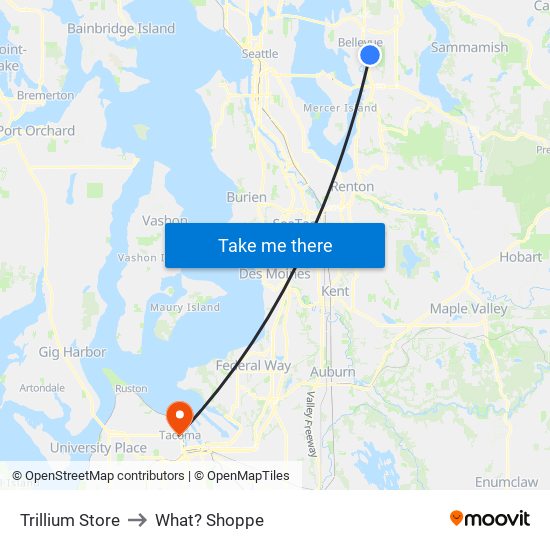 Trillium Store to What? Shoppe map