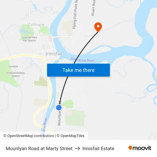 Mourilyan Road at Marty Street to Innisfail Estate map