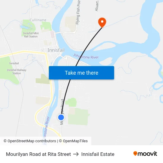 Mourilyan Road at Rita Street to Innisfail Estate map