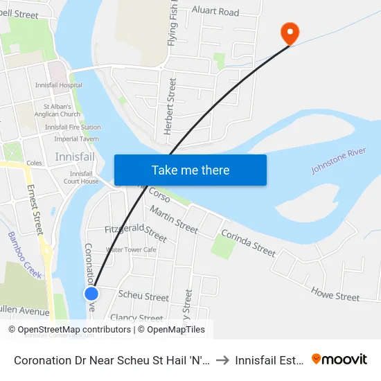 Coronation Dr Near Scheu St Hail 'N' Ride to Innisfail Estate map