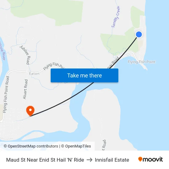 Maud St Near Enid St Hail 'N' Ride to Innisfail Estate map