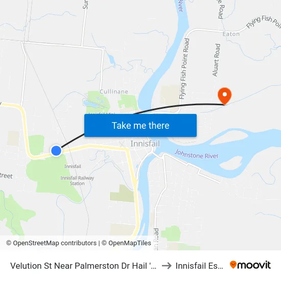 Velution St Near Palmerston Dr Hail 'N' Ride to Innisfail Estate map