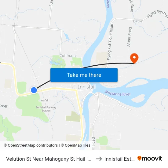 Velution St Near Mahogany St Hail 'N' Ride to Innisfail Estate map