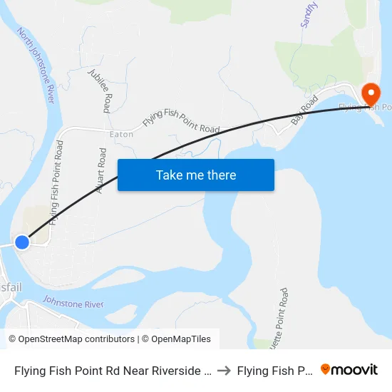 Flying Fish Point Rd Near Riverside Cr Hnr to Flying Fish Point map